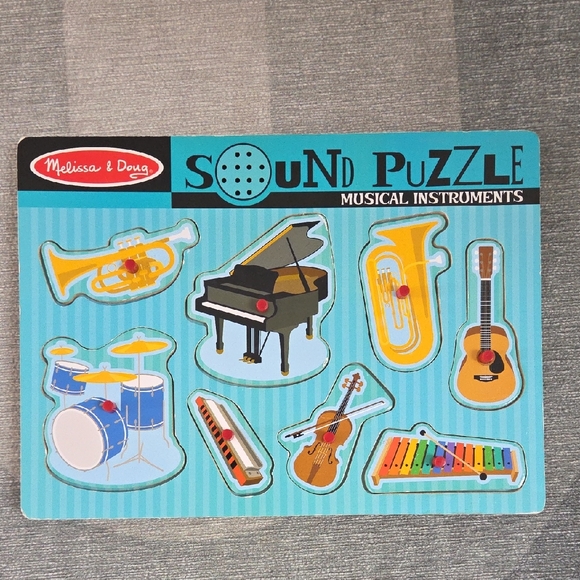 Melissa & Doug Musical Instruments Sound Puzzle - Picture 3 of 9